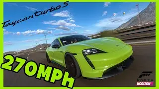 Forza Horizon 5 - Porsche Taycan Turbo S 270 MPH | Cruise 4K60 Xbox Series X