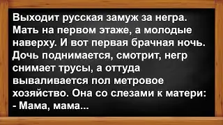 Первая брачная ночь русской и негра... Анекдоты! Юмор! Позитив!