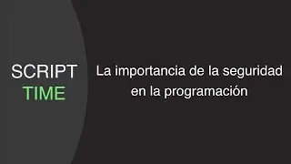 La importancia de la seguridad en la programación | Script Time