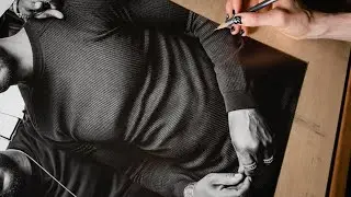 Drawing a Photorealistic Sweater (Knitted Fabric)