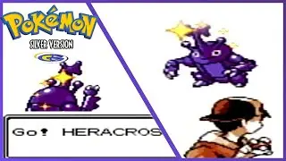 [Live!] Shiny Gen 2 Heracross After 4999 Headbutts In Silver Version!! [First Phase!]