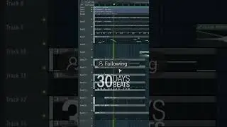 Day 18 of 30 of sharing simple yet effective beats! 🎹🎵🎼 #30days30beats #electronicmusic #flstudio