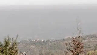 смог над городом Алматы