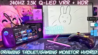 The Ultimate Drawing Tablet & Gaming Monitor Hybrid! Game Changer For Digital Artist & Gamers! 