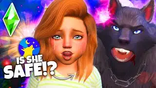 what happens when a TODDLER gets trapped with an ENRAGED WEREWOLF? (The Sims 4 Werewolves! 🐺Ep 4)