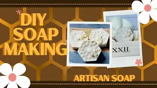 HOW TO MAKE OATMEAL and HONEY SOAP #soapmaking #meltandpoursoap #artisansoap