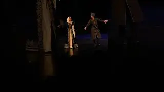 Несравненная Раяна Асламбекова с не менее талантливым артистом балета ансамбля  «Вайнах»