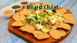 Board Chaat | Party Starters | બોર્ડ ચાટ |बोर्ड चाट | @UtterasKitchen