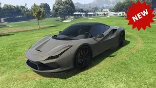GTA 5 Online - DLC Vehicle Customization - Grotti Turismo Omaggio! (Ferrari F8 Tributo)