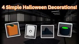 4 Simple Halloween Decorations! | Piggy Build Mode