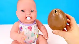 Купили Дырявое Киндер Яйцо Кто Его Откусил? Мультики Как Мама Играет в Куклы Пупсики 108мама тв