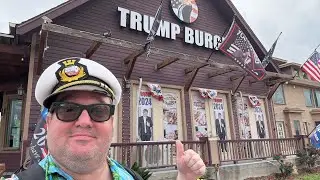 🍔 Visiting Trump Burger in Texas! 🇺🇸 Would You Try This?