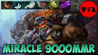 Dota 2 - Miracle 9000 MMR Plays Earthshaker - Ranked Match