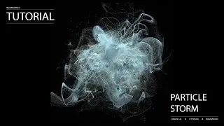 Cinema 4D Tutorial Create a Particle Storm using X-Particles and Octane Render