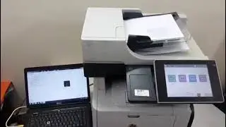 HP LaserJet m525 coping testing