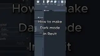 Dark mode in Revit 