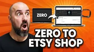 How I Built an Etsy Shop from Scratch in 10 minutes (Fast + Step by Step)
