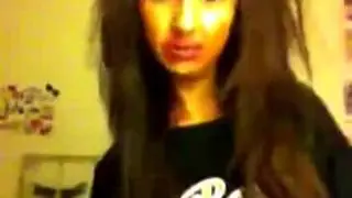 crazy girl and makeup