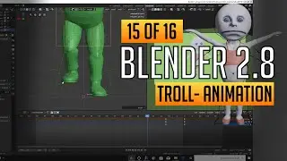 Making a troll - Animation (15/16) Blender 2.8