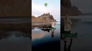 🌞❄️ Güneşin Batmadığı Ülke: Norveç (Gece Yarısı Güneşi) ❄️🌞#bilim #doğa #güneş #norveç #shorts