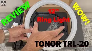 Dramatically upgrade your video lighting -TONOR TRL-20 Ring Light Review