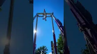 Total verrücktes Fahrgeschäft auf der Bergkirchweih Erlangen 