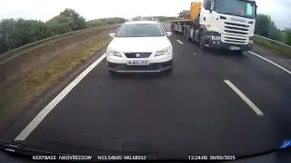 Serious tailgating and undertaking. NJ65JYX 30-05-2025
