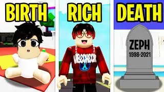 Birth to YOUTUBE STAR to Death (Roblox Brookhaven RP)