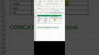 Concatenate Formula in Excel 