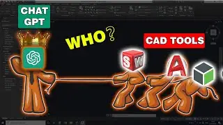 ChatGPT VS CAD Tools | ChatGPT in AutoCAD & Solid works | CAD+AI