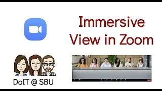 Immersive View in Zoom