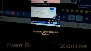 Fiverr GIG Optimization Live Lecture | #fiverrgigranking #fiverrtips