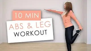 10 MINUTES ABS AND LEG WORKOUT AT HOME| GET STRONGER TONE YOUR BODY| NO EQUIPMENT