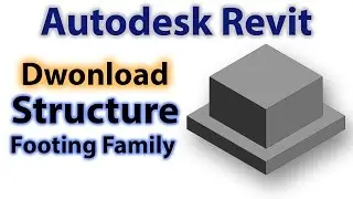 Structure Footing Family || Autodesk Revit ||
