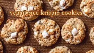 Vegan Rice Krispie Cookies | Vegan Baking