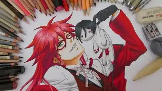 Speed Drawing Grell Sutcliff || Black Butler - Kuroshitsuji