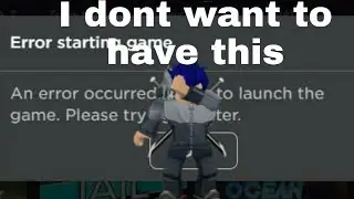 How to fix error starting game in roblox