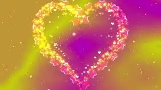 Background Video Footage with heart Video animation |YouTube HD
