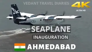 First Seaplane in Gujarat Between Sabarmati Riverfront And Statue of Unity | Vedant Travel Diaries