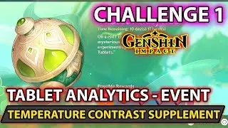 Genshin Impact - Temperature Contrast Supplement Challenge - Day 1  Event (Tablet Analytics) Guide