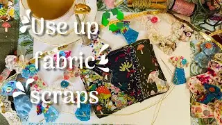 Reuse ♻️ fabric scraps whimsical mushrooms PROCESS VIDEO