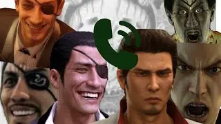 Majima makes a Phone call to Kiryu