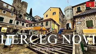 Beautiful city Herceg Novi ! Spectacular city walking tour!