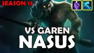 Challenging Matchup: Dreadknight Nasus vs Garen Top Lane | Carrying the Team Struggle