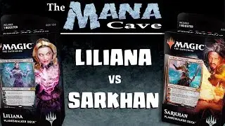 MTG - Liliana vs Sarkhan : Planeswalker Deck Showdown! 