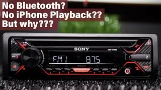 Sony CDX-G1200U - No Bluetooth, No iPhone Playback, But Why???
