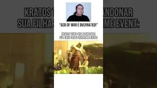 KRATOS ABANDONANDO SUA FILHA! 😂 GOD OF WAR #shorts