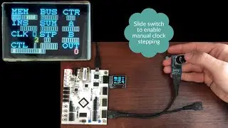 8-bit CPU on FPGA - it's working!