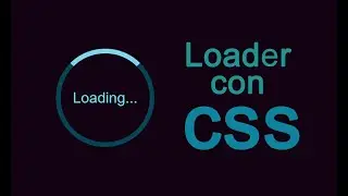 Loader con HTML y CSS