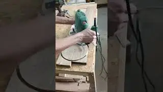 ручным фрезером вырезаю круги